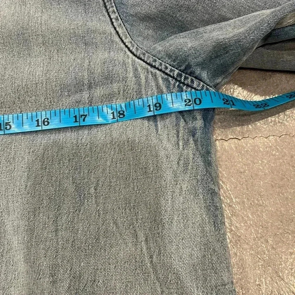 [XS/S] Revolve  Minkpink Hay Seed Anarok in Blue Denim - Picture 6 of 8